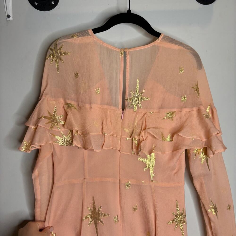For Love & Lemons Gilded Star Mini Dress - Picture 11 of 12
